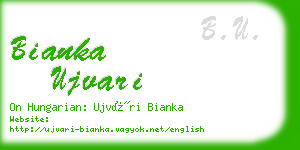 bianka ujvari business card